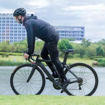 Preview: ROCKBROS | Herren Fahrradhose 2-in-1 – Lange Radlerhose + Fahrradunterhose mit Sitzpolster – Atmungsaktiv für Sommer/Herbst (M-4XL)